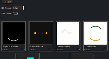 Open CSS Loaders Screenshot